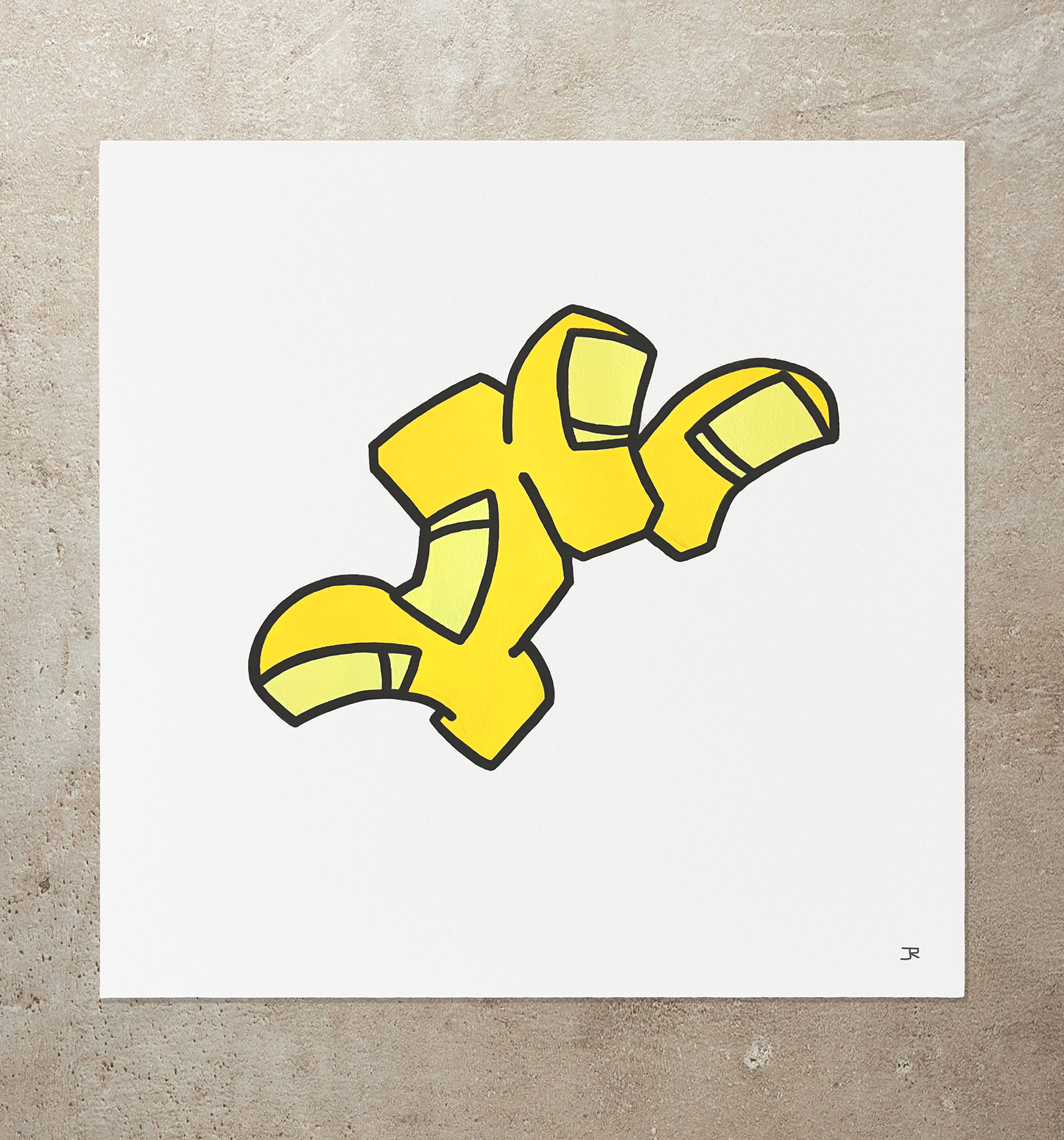 Modular Drawing 01-Yellow Form